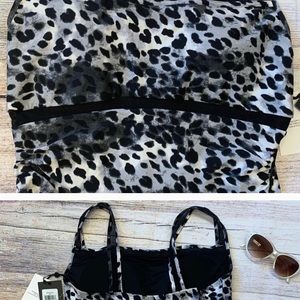 DKNY Cheetah One Piece Swimsuit • Size 12 • NWT!